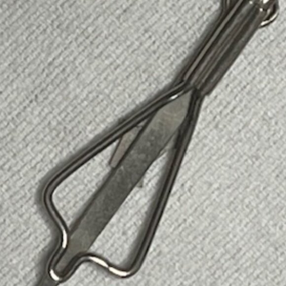 VTG Silver Tone Horse Head Equine Money Tie Clip Bar 2.5" - Picture 4 of 7